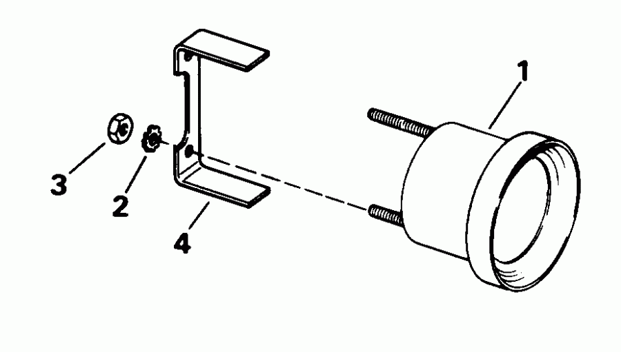 ��������� ��������� EVINRUDE E40TLEDS 1996  - 2 Inch - 2 Inch