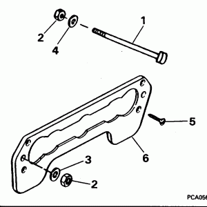 Transom  Kit - 40  (Transom Mount Kit - 40 Rope)