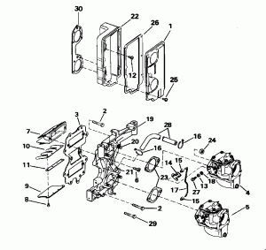   & Air  (Intake Manifold & Air Silencer)