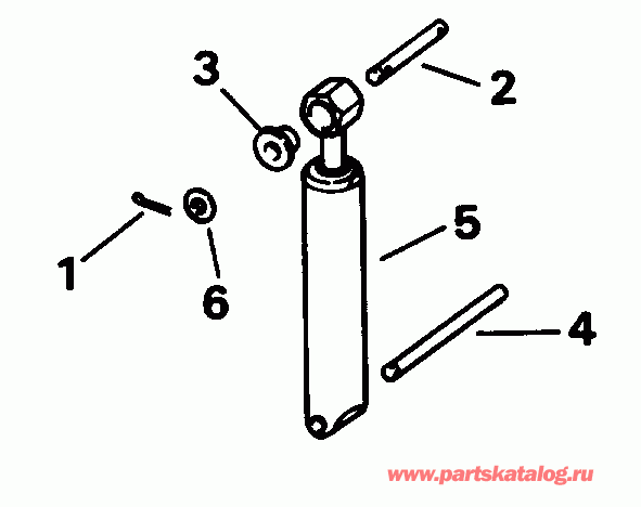 ��������� �������� ����� EVINRUDE E45RCLEDS 1996  - lt Assist Cylinder