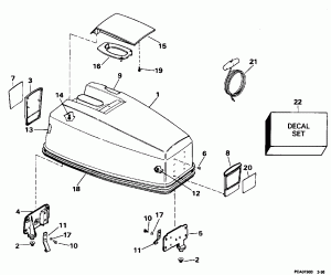������ ��������� (�����) - Johnson (Engine Cover - Johnson)