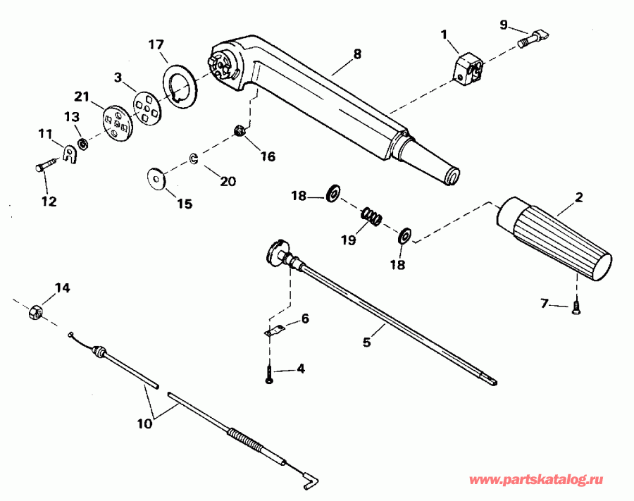 ��������� ����� EVINRUDE E4RLEDS 1996  - ller Arm - ller �����