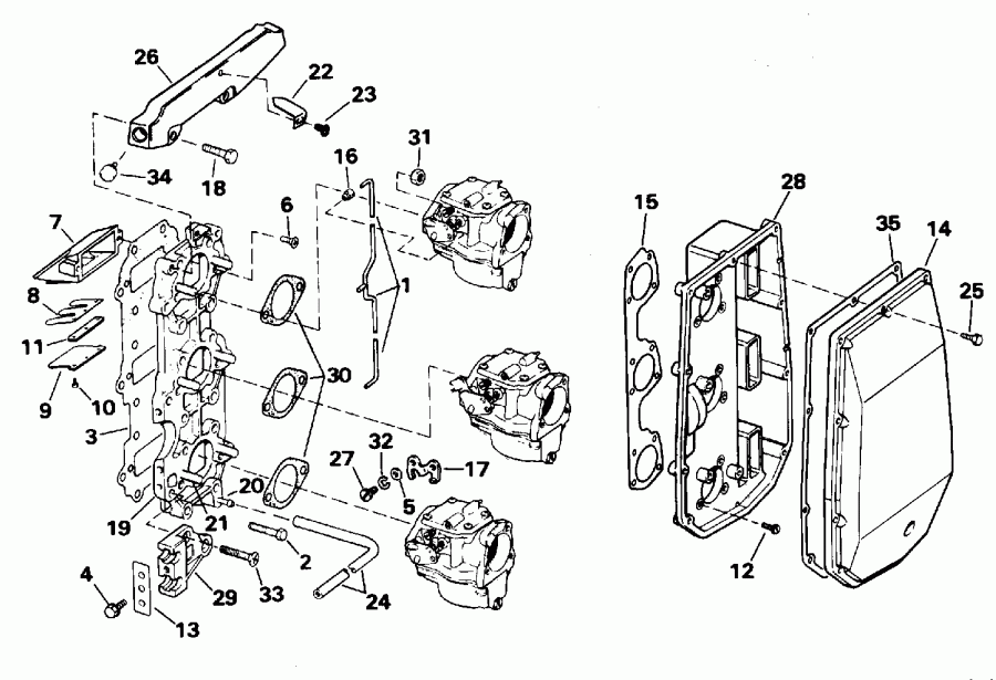 ��������� �������� ����� ������� E50DTLEDC 1996  - take Manifold / take ���������