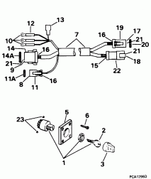 Ignition ������������� & ������ - 40te, 40ttl (Ignition Switch & Cable - 40te, 40ttl)