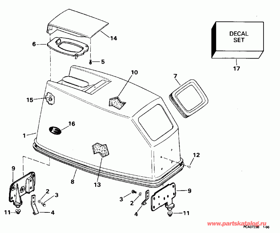 ����� ������� E50TLEDS 1996  - Evinrude ���� Start Only