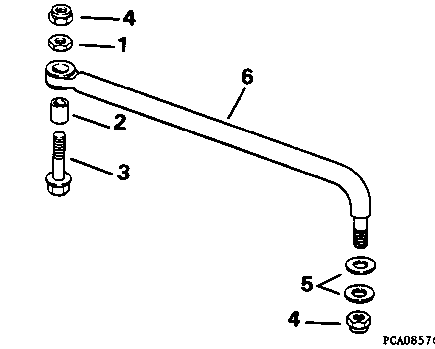 ��������� �������� ����� Evinrude E60ELEDR 1996  - ee������ ����������� Kit, Stainless Steel - eering Link Kit, Stainless Steel