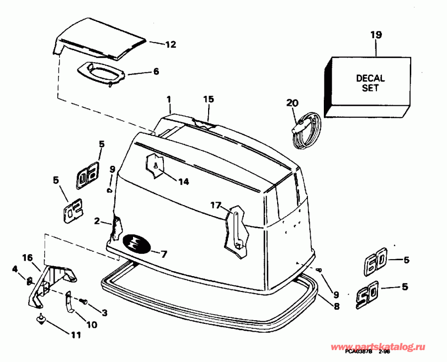 ����� ������� E60TTLEDR 1996  - Evinrude
