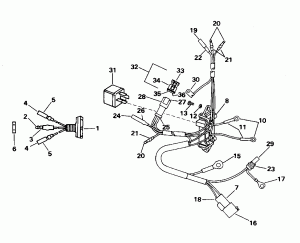 ���������������� ��������� ������� ��������� (Power Trim/tilt Electrical)