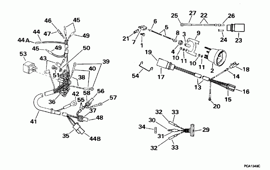 ��������� EVINRUDE E70TLEDA 1996  - E70rnlib Only