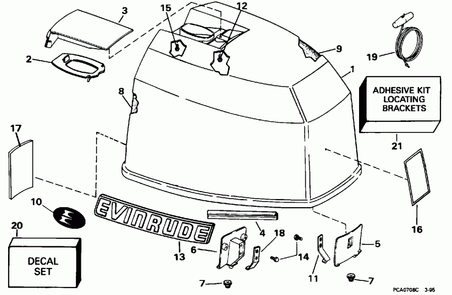 ��������� �������� ����� ������� E88MSLEDC 1996  - Evinrude - Evinrude