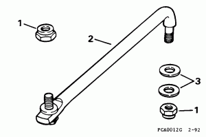 ������� ������� ����������� Kit (with ���������������� ��������� �������) (Steering Link Kit (with Power Trim & Tilt))