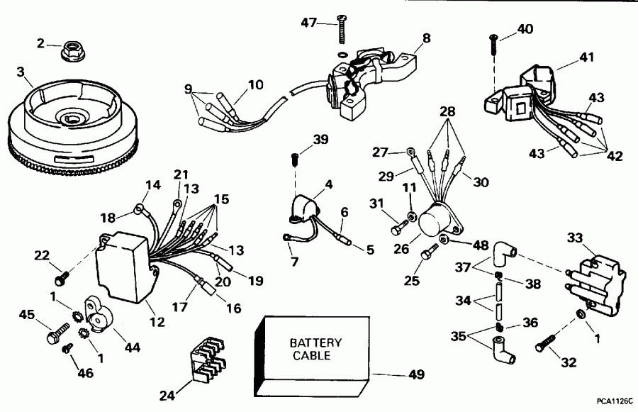  EVINRUDE E8FRXEDC 1996  - Electric