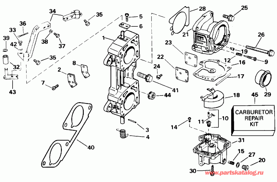  ������� HE130TXADA 1996  - rburetor & Linkage