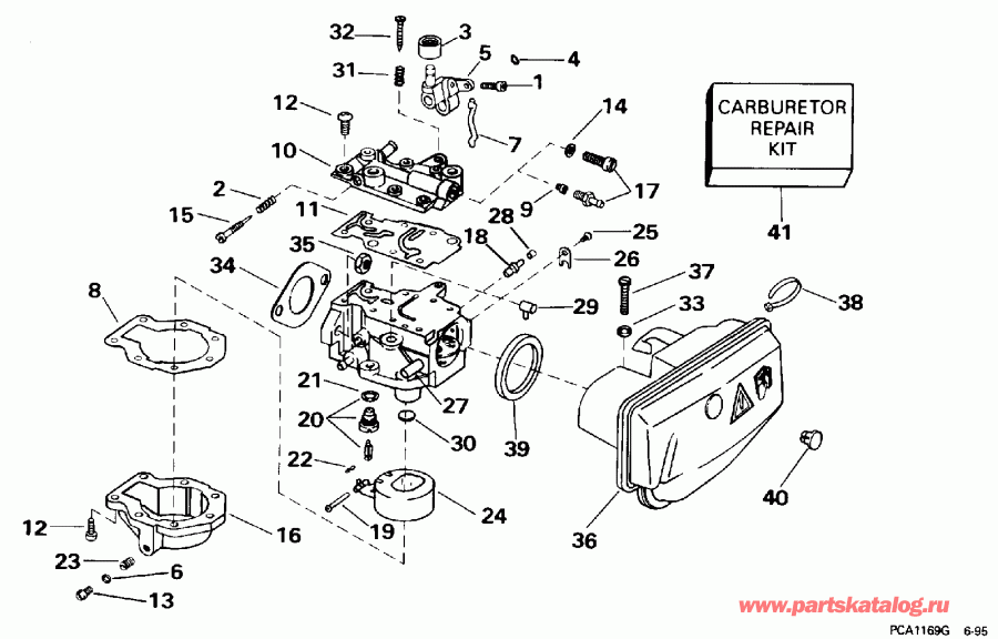 ��������� ��������� ������� HE15KCN 1996  - rburetor / rburetor