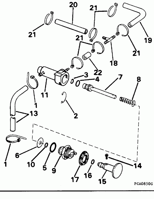   Evinrude HE20CREDA 1996  - imer System / imer System