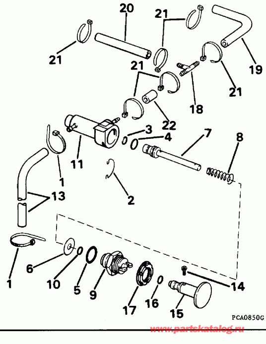 ��������� ��������� Evinrude HE20CRLEDA 1996  - imer System / imer System
