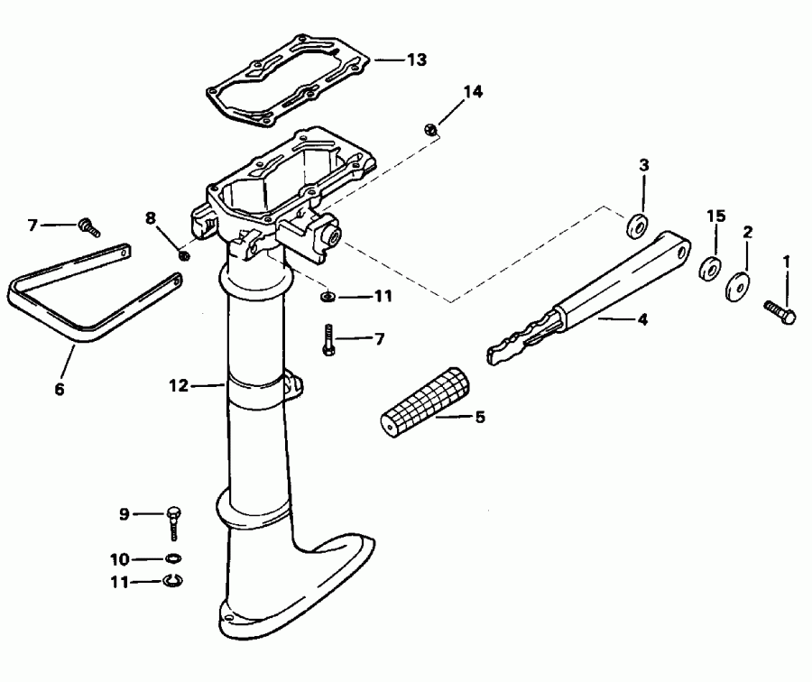 �������� ��������� ����� Evinrude HE2RSA 1996  - dsection / dsection