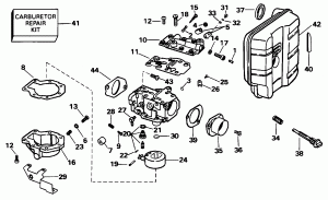  - 25 H.p. (Carburetor - 25 H.p.)