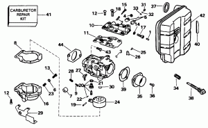  - 35 H.p. (Carburetor - 35 H.p.)