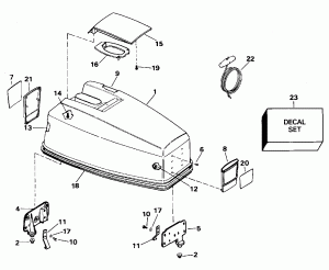   () - Johnson 50 (Engine Cover - Johnson 50)