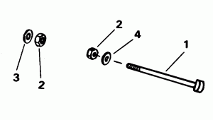 Transom  Kit - 50  (Transom Mount Kit - 50 Rope)