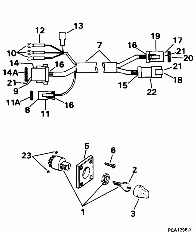 ��������� ��������� Evinrude HE40RLEDS 1996  - 40te, 40ttl / 40te, 40ttl