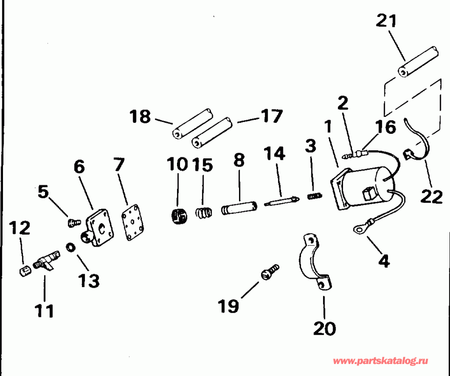 ��������� ����� Evinrude HE55WMLM 1996  - imer System