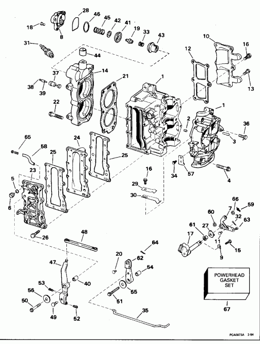 �������� ����� ������� HE88MSLEDC 1996  - wer Trim/tilt Electrical / wer Trim / tilt ���������