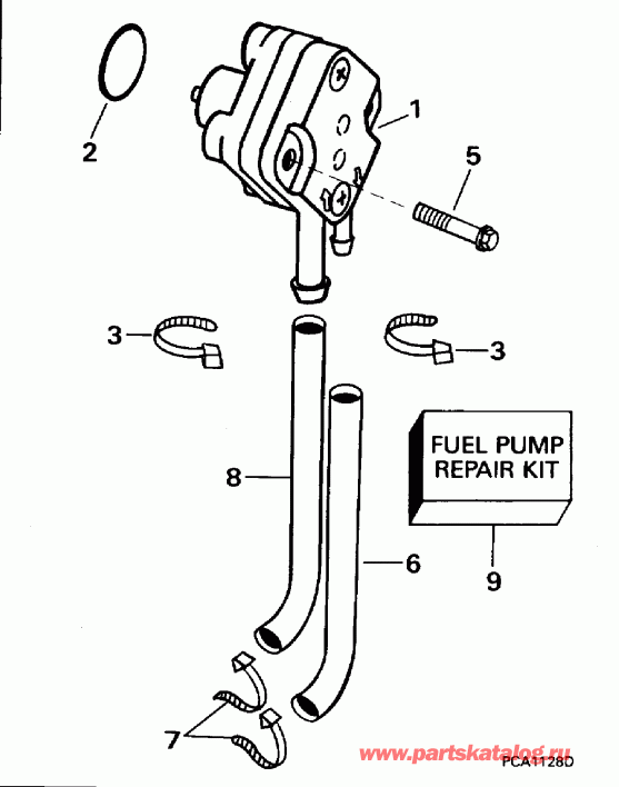 �������� ����� Evinrude HE8FREDC 1996  - el ����� / el Pump