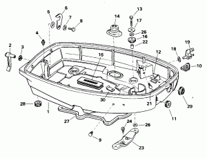 ������� ������� ����������� Kit (without ���������������� ��������� �������) (Steering Link Kit (without Power Trim & Tilt))