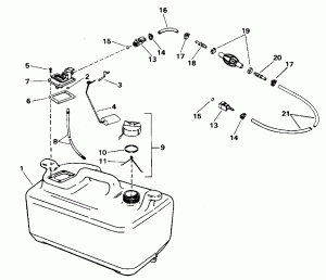 ��������� ��� - 6 ������ P / n 175303 (Fuel Tank - 6 Gallon P/n 175303)