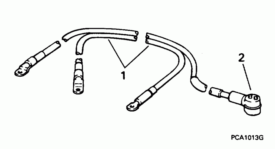 �������� ����� Evinrude SE100WMPLM 1996  - ttery ������ - ttery Cable