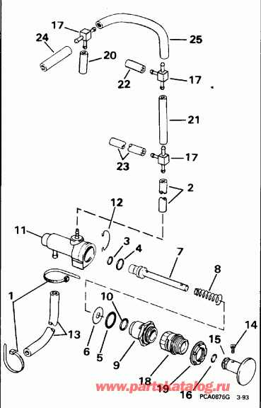 ��������� ��������� EVINRUDE SE125RWYV 1996  - imer Pump - imer �����