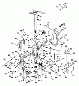 Stern � ���������� ��������� (Stern And Swivel Bracket)