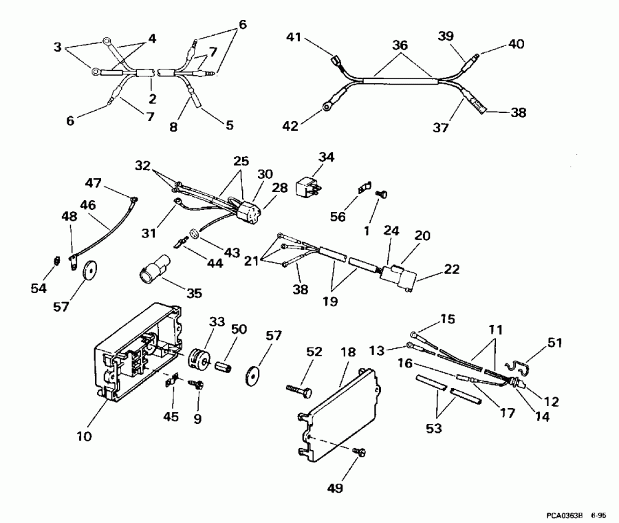 �������� ��������� ����� ������� SE125WTPLV 1996  - wer Trim / tilt ���������