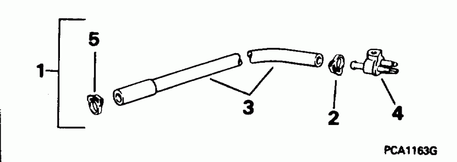 ��������� EVINRUDE SE150WTPLB 1996  - el ��������� & ����� - el Connector & Hose