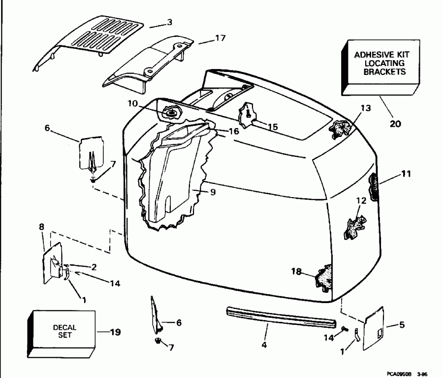 ��������� �������� ����� Evinrude SE200WTPLA 1996  - Evinrude - Evinrude
