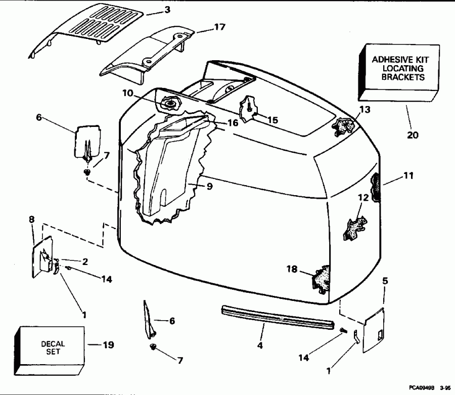 �������� ����� EVINRUDE SE200WTPLA 1996  - Johnson - Johnson