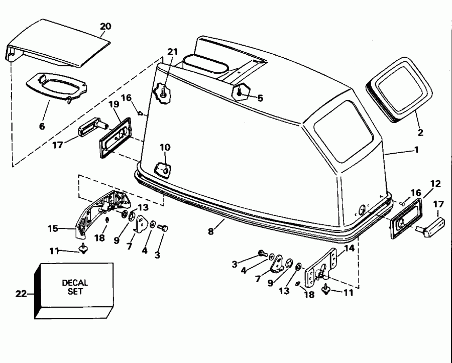 ��������� ��������� ������� SE40RPYH 1996  - Evinrude - Evinrude