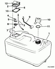 ��������� ��� - 6 ������ (Fuel Tank - 6 Gallon)