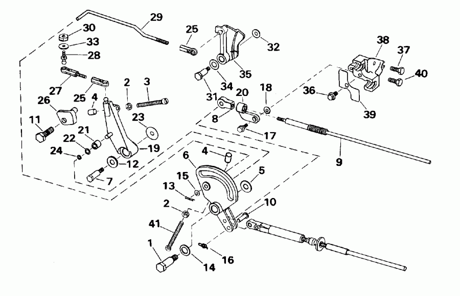  ������� SE40RSLZ 1996  - ift & Throttle Linkage / ift & ����������� ��������age