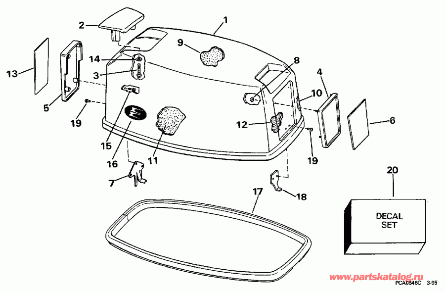 �������� ��������� ����� EVINRUDE B25JREUR 1997  - Evinrude - Evinrude