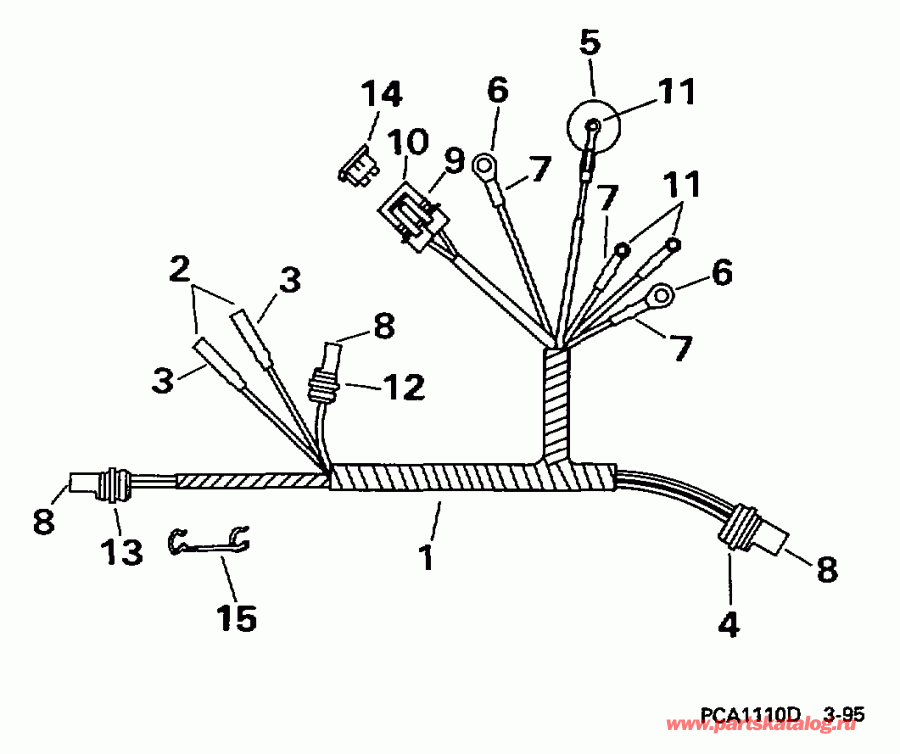 ��������� �������� ����� EVINRUDE BE10FPXEUR 1997  - Te Models / Te Models
