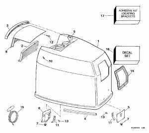   () - Evinrude (Engine Cover - Evinrude)