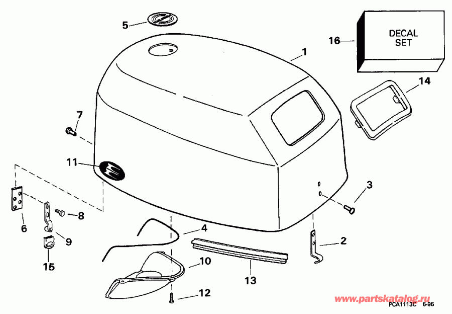 ��������� ����� ������� BE15FDLEUA 1997  - Evinrude / Evinrude