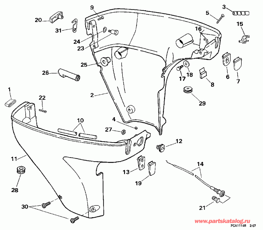 ��������� ��������� ������� BE15FDLEUA 1997  - wer ������ ��������� (�����) / wer Engine Cover