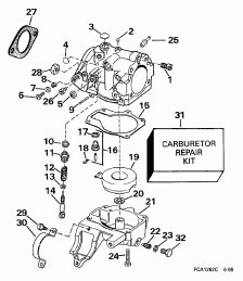���������� 20se, 20sel, 25e, 25el (Carburetor 20se, 20sel, 25e, 25el)
