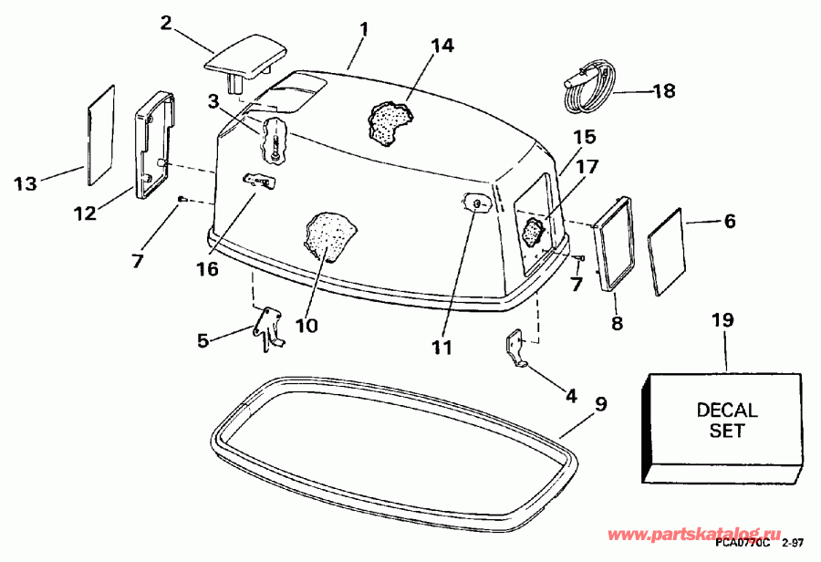  EVINRUDE BE20SEEUM 1997  - Johnson
