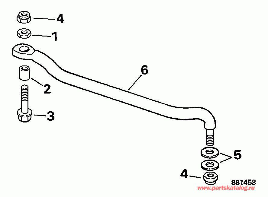 �������� ����� EVINRUDE BE20SELEUM 1997  - ee������ ����������� Kit / eering Link Kit