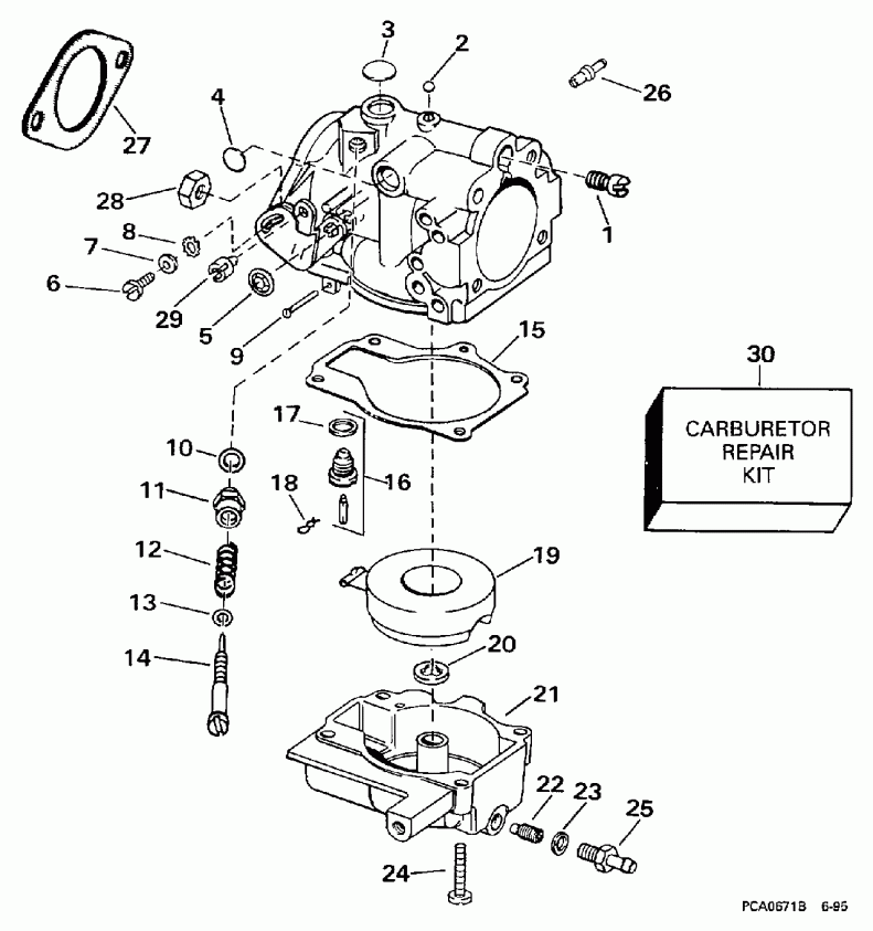�������� ����� Evinrude BE20SRLEUM 1997  - 20sr, 25r / 20sr, 25r